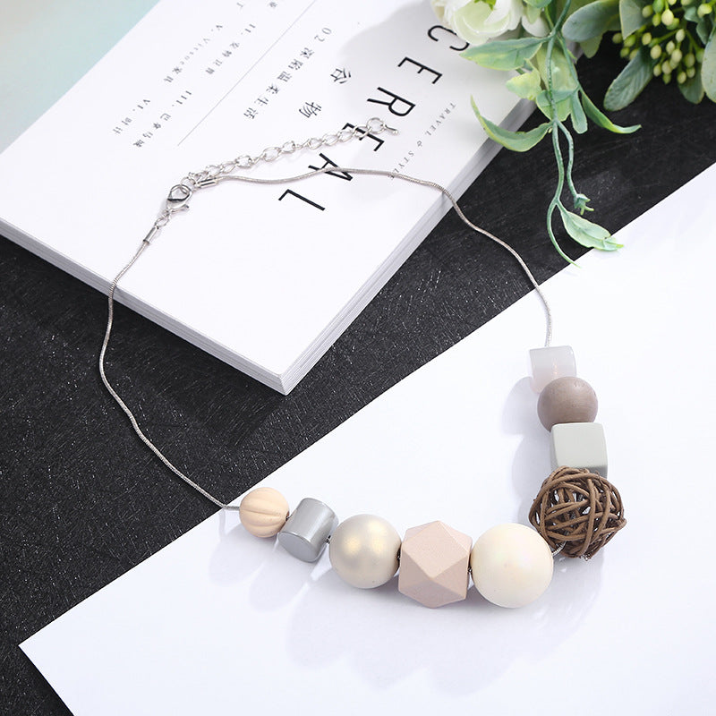 Geometric Sweater Necklace