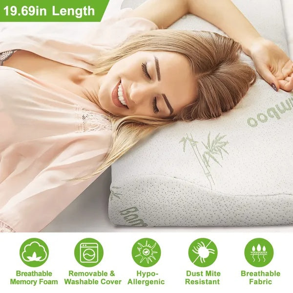 Orthopedic Bamboo Memory Foam Pillow