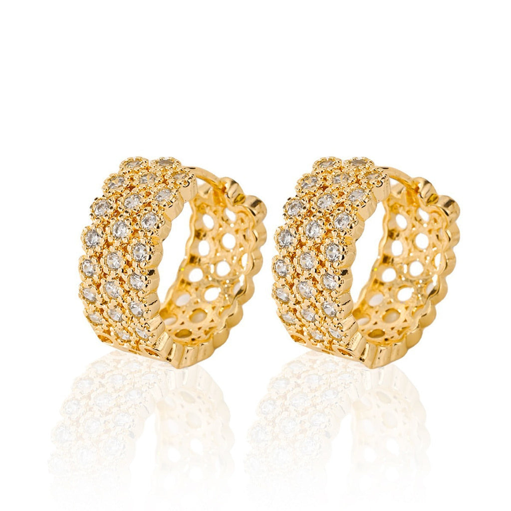Chic Copper Allure Earrings