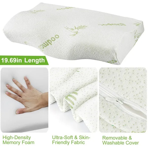 Orthopedic Bamboo Memory Foam Pillow