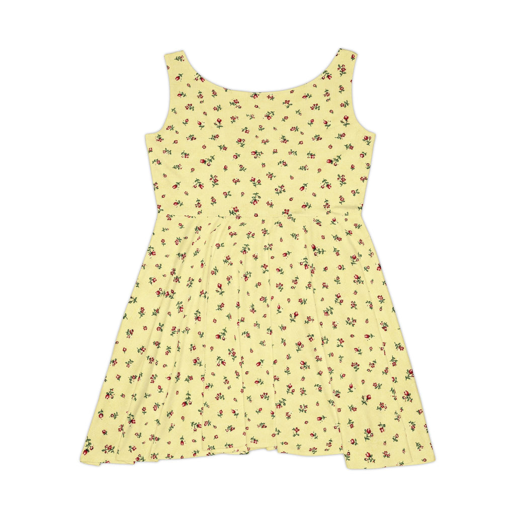 Tiny Floral Pattern Skater Dress
