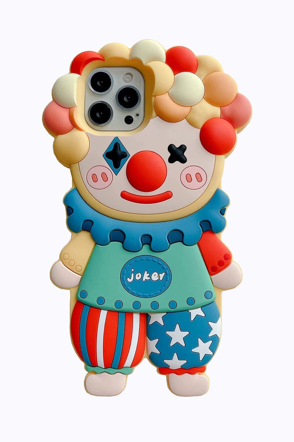 Charming Clown iPhone 14 Pro Max Silicone Case