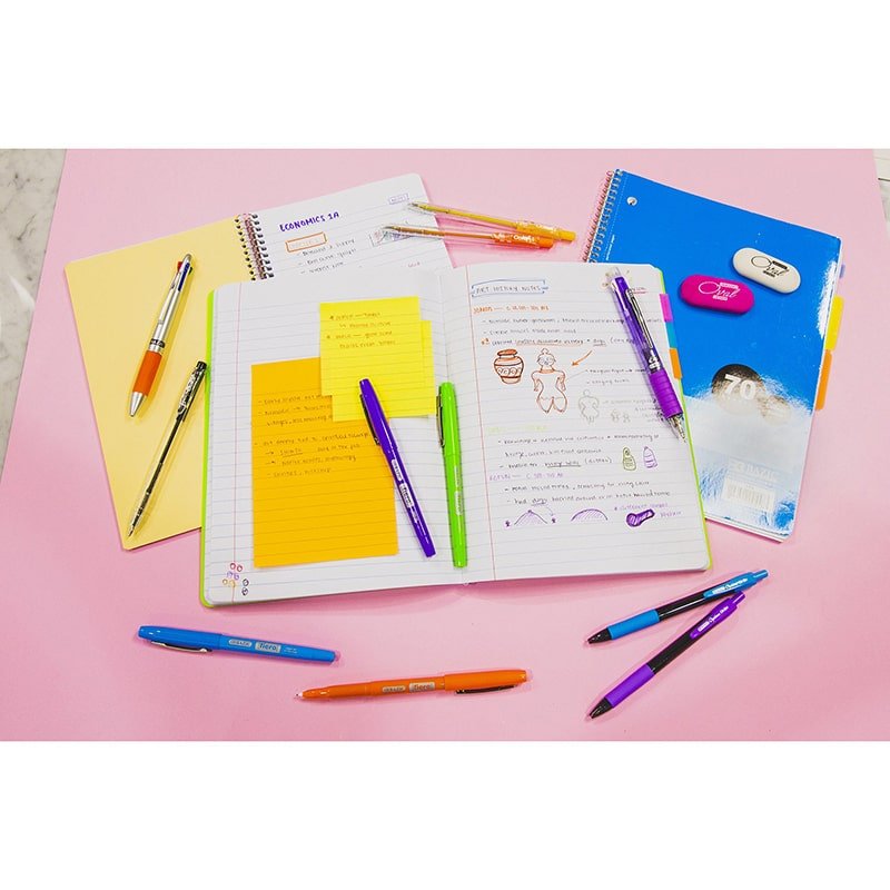 5 Color Oil-Gel Ink Retractable Pen Set