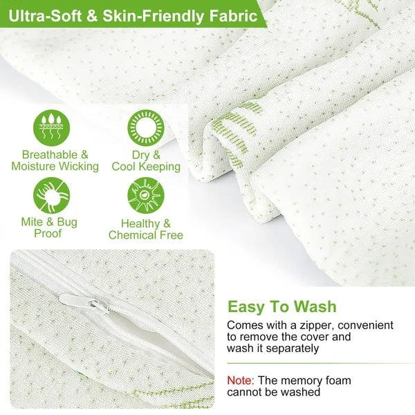 Orthopedic Bamboo Memory Foam Pillow