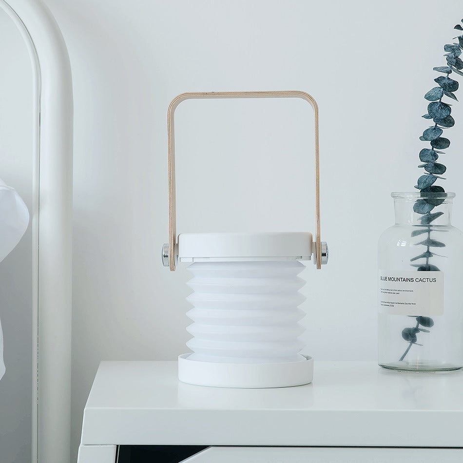 Foldable Touch Dimmable Reading LED Night Light Lantern Lamp (USB Rechargeable)