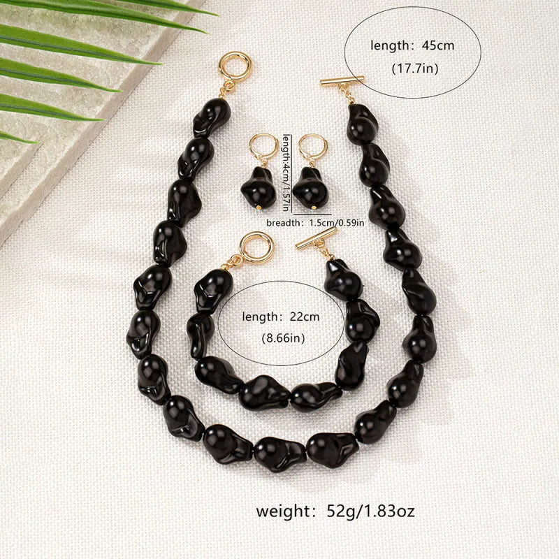 Irregular Pearl Jewelry Set