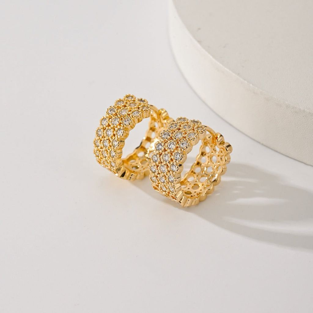 Chic Copper Allure Earrings