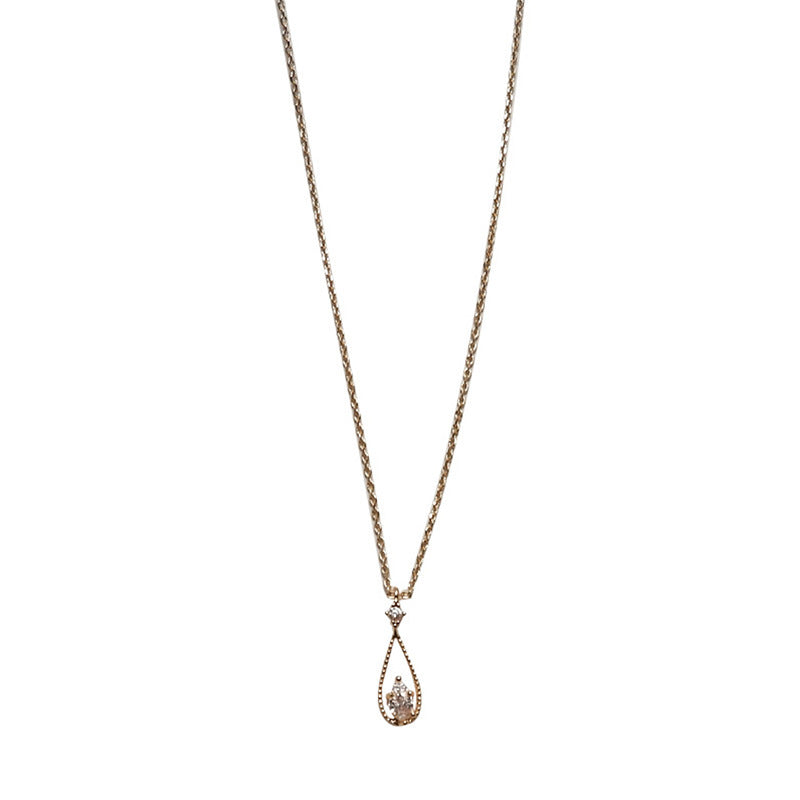 Zircon Water Drop Necklace
