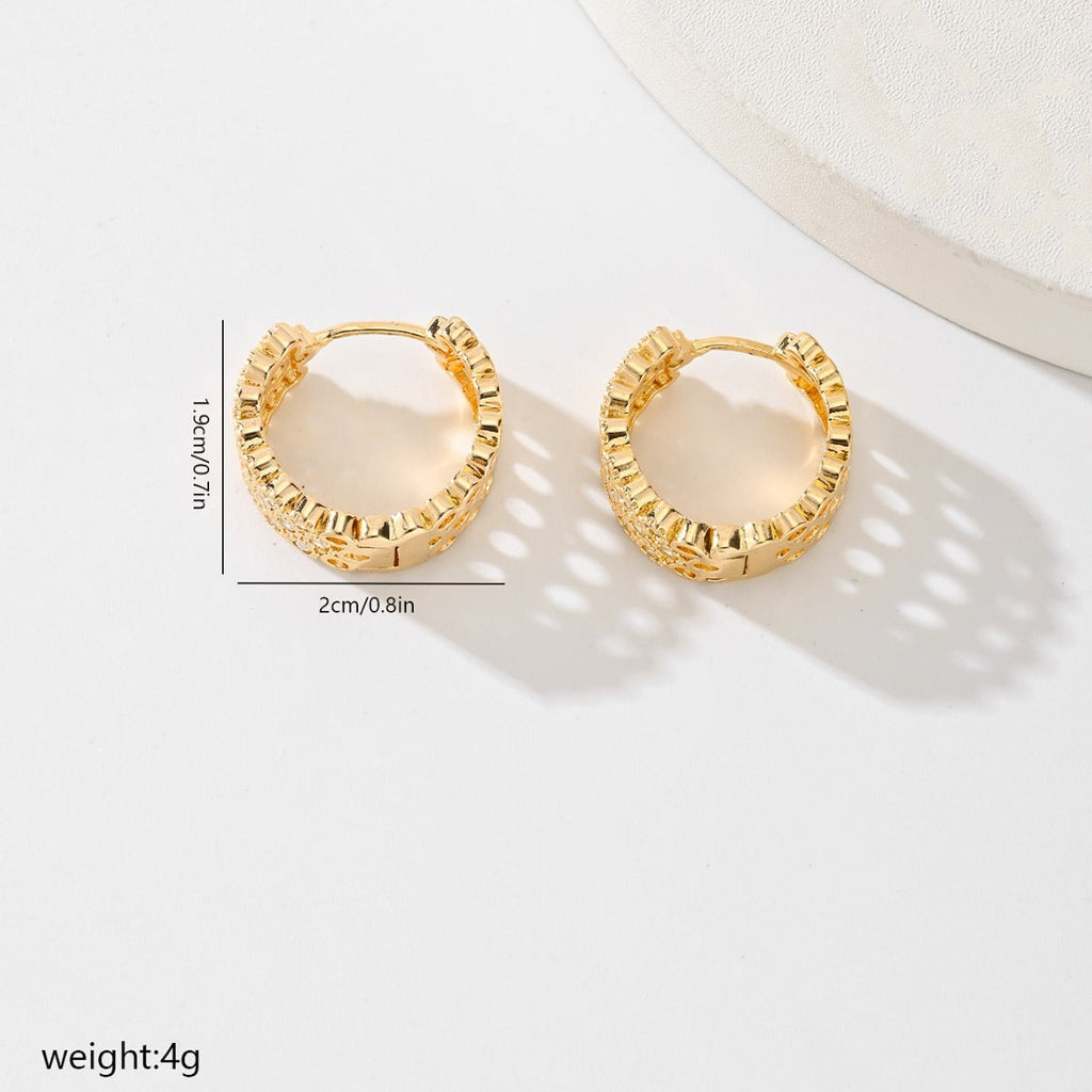 Chic Copper Allure Earrings